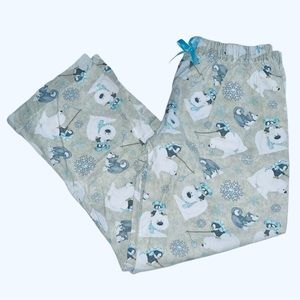 Small Shop Boutique Polar Bear Penguin Husky Cotton Pjs Pants 12/14